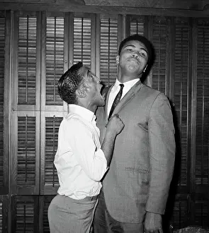 Sammy Davis, Jr. and Cassius Clay