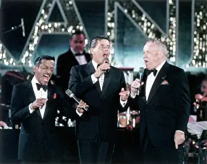 Casino Prints: Sammy Davis Jr. Sings with Jerry Lewis and Frank Sinatra
