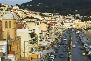 Images Dated 16th May 2007: Samos, Ano Vathy Village, Street detail