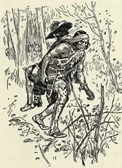 Generosity Prints: Samuel de Champlain Carried by Indian
