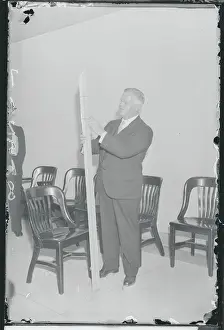 Samuel Foley with Trial Evidence