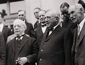 Trading Prints: Samuel Gompers and Charles M. Schwab Attending National Unemployment Conference