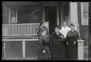Samuel Gompers Posing with Family Members