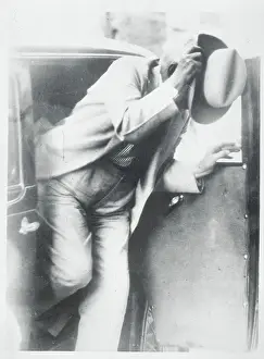 Athens Prints: Samuel Insull Hiding His Face