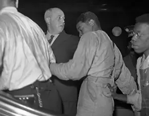 Samuel Leibowitz with Scottsboro Youth Eugene Williams