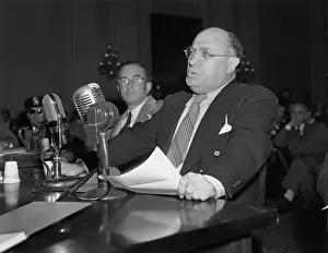 Huty32804 Prints: Samuel Ornitz In HUAC Witness Stand