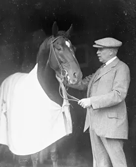 Samuel Riddle with Man O War