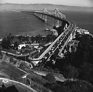 Post War Prints: The San Francisco Bay Bridge