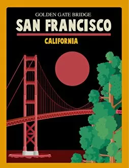 Images Dated 21st October 2017: San Francisco Poster