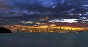 Tourist Attraction Gallery: San Francisco Skyline at Sunset