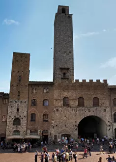 Images Dated 29th May 2016: San Gimignano Medieval Towers, Tuscany, Central Italy