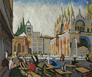 Belgian Prints: San Marco From The Piazzetta