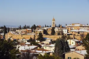 San Quirico in winter, Val dOrcia, Tuscany, Italy, Europe
