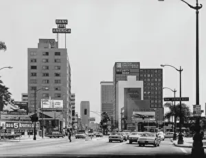 Huty37440 Prints: San Vicente & Wilshire, Miracle Mile, Los Angeles