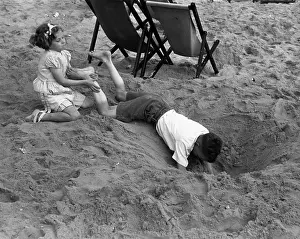 Deckchair Prints: Sand Digger