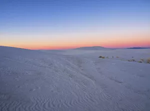 Sand dune patterns in White Sands National Monument, New Mexico, USA