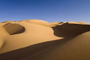 Sanddunes Prints: Sand dunes in the Libyan Desert, Sahara, Libya, North Africa, Africa