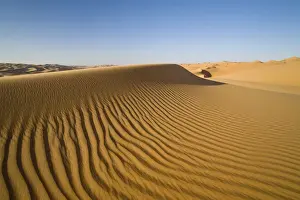 Markings Prints: Sand dunes in the Libyan Desert, Sahara, Libya, North Africa, Africa