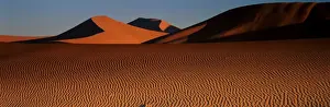 Generic Location Prints: Sand dunes rippled by wind, Namibia