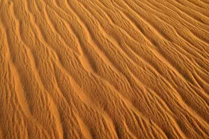 Images Dated 19th March 2014: Sand ripples, texture on a sand dune, Tassili nAjjer, Sahara desert, Algeria