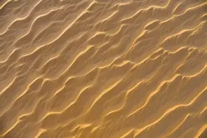 Markings Prints: Sand structure, sand dunes in the Libyan Desert, Sahara, Libya, North Africa