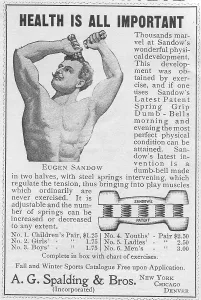 Bells Prints: Sandow's Dumb Bells