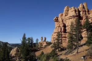 State Park Prints: Sandstone cliffs, Red Canyon State Park, Utah, USA
