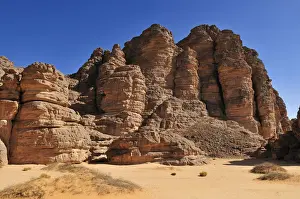 Freestone Prints: Sandstone rock formation at Tikobaouine