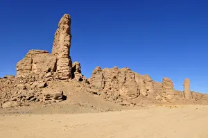 Absurd Prints: Sandstone rock formation at Tikobaouine