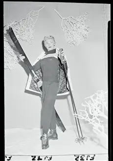 Sandu Scott Modeling a Ski Outfit