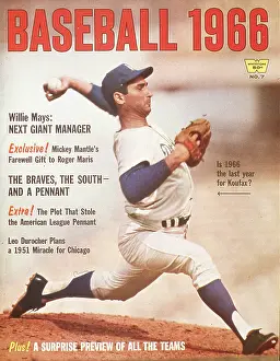 Arc0006085 Prints: Sandy Koufax Baseball 1966