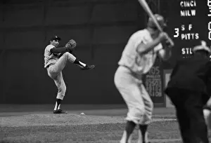 Sandy Koufax Pitching During Baseball Game