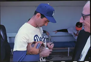 Kindness Prints: Sandy Koufax Signing Baseball