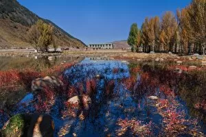 Images Dated 19th October 2012: Sangdui Red Grass Field, Sichuan, China