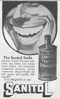 Tooth Prints: Sanitol Tooth Powder