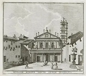 Holy Prints: Santa Cecilia in Trastevere is a church dedicated to St