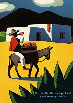 List Prints: Santa Fe Dining Car, Fred Harvey