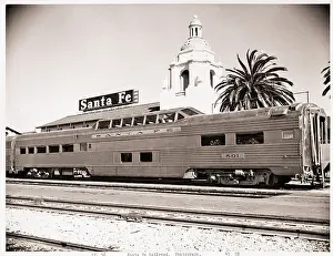 Santa Fe Passenger Railroad Car