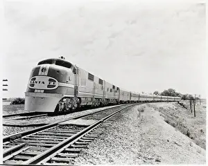 Illinois Prints: Santa Fe Super Chief Train