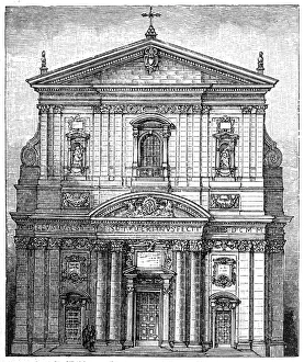Wallpaper Collection: The Santa Maria in Vallicella church in Rome