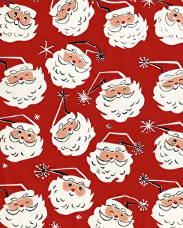 Santa Prints: Santa Pattern