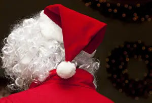 Santa Prints: Santa, viewed from behind