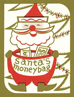 Images Dated 20th March 2015: Santas moneybag
