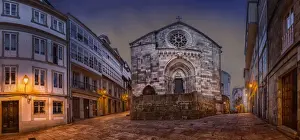 Santiago Church in La Coruna, Spain