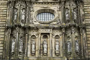Images Dated 5th August 2015: Santiago de Compostela cathedral facade