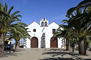 Canaries Prints: Santo Domingo de Garafia, Church of Nuestra Senora de La Luz