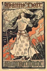 T1682547 Prints: Sara Bernhardt As Joan Of Arc