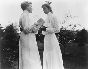 Sara Roosevelt Speaking with Eleanor Roosevelt