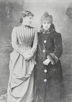 Sarah Bernhardt with Lillie Langtry