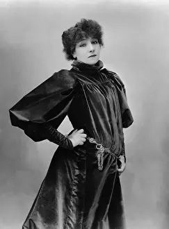 Sarah Bernhardt Standing with Hand on Hip